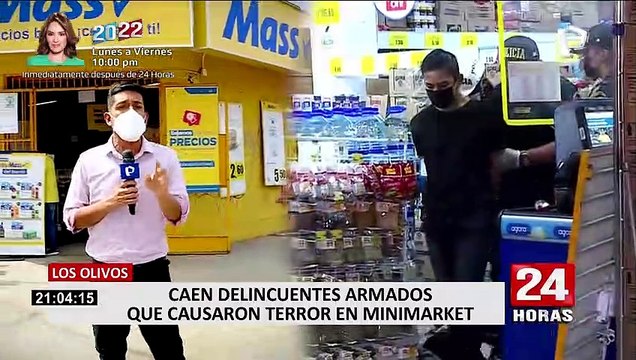 Los Olivos: PNP frustra asalto a minimarket y captura a dos delincuentes