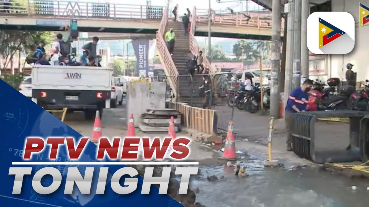 Damaged Manila Water pipe causes spill, buildup of traffic in West Avenue, Quezon City