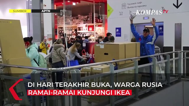 IKEA Tutup Toko di Rusia, Warga Berbondong-bondong Belanja di Hari Terakhir