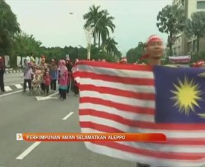 Perhimpunan aman selamatkan Aleppo