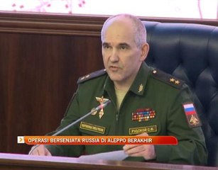 Operasi bersenjata Rusia di Aleppo berakhir