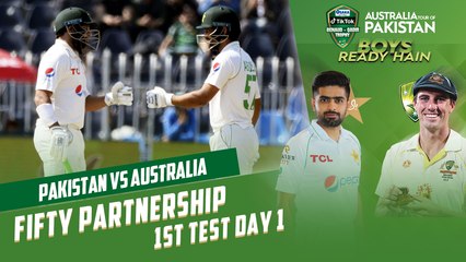 Fifty Partnership | 1st Test Day 1 | Pakistan vs Australia | PCB | MM2L