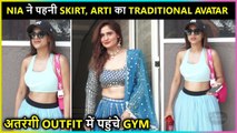 Nia Looks Glamorous In A Skirt, Arti Wears Traditional Outfit | Gym Look