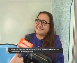 The much anticipated MRT service begins