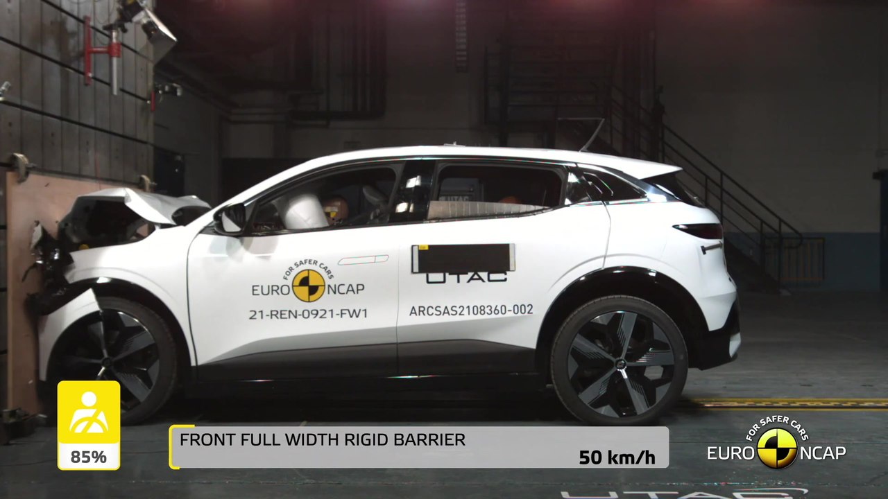 Renault Megane E-TECH Electric erzielt fünf Sterne im Euro NCAP-Crashtest