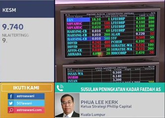 Susulan peningkatan kadar faedah AS