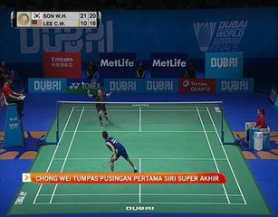 Lee Chong Wei tumpas pusingan pertama siri super akhir