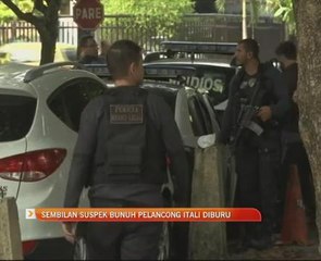 Sembilan suspek bunuh pelancong Itali diburu