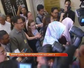 Anwar Ibrahim gagal ketepi keputusan kes liwat II