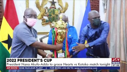 2022 President’s CUP: President Nana Akufo-Addo to grace Hearts vs Kotoko match tonight (4-3-22)