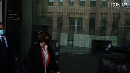 Ada Colau entra por la puerta de atrás a los juzgados de Barcelona