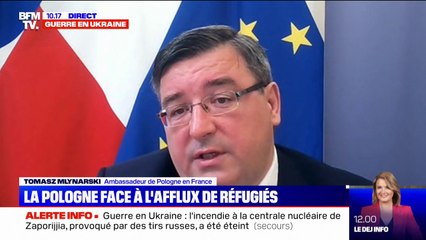 Tomasz Mlynarski (ambassadeur de la Pologne en France): "En Pologne, nous aimerions avoir 20.000 à 30.000 soldats supplémentaires de l'Otan"