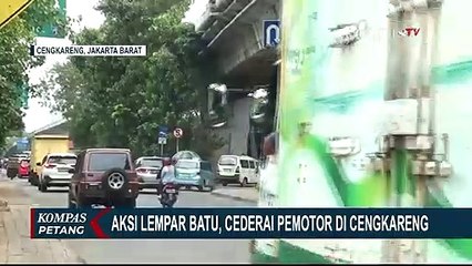 Aksi Pelemparan Batu di Cengkareng Terekam Kamera Warga, Pengendara Motor jadi Korban