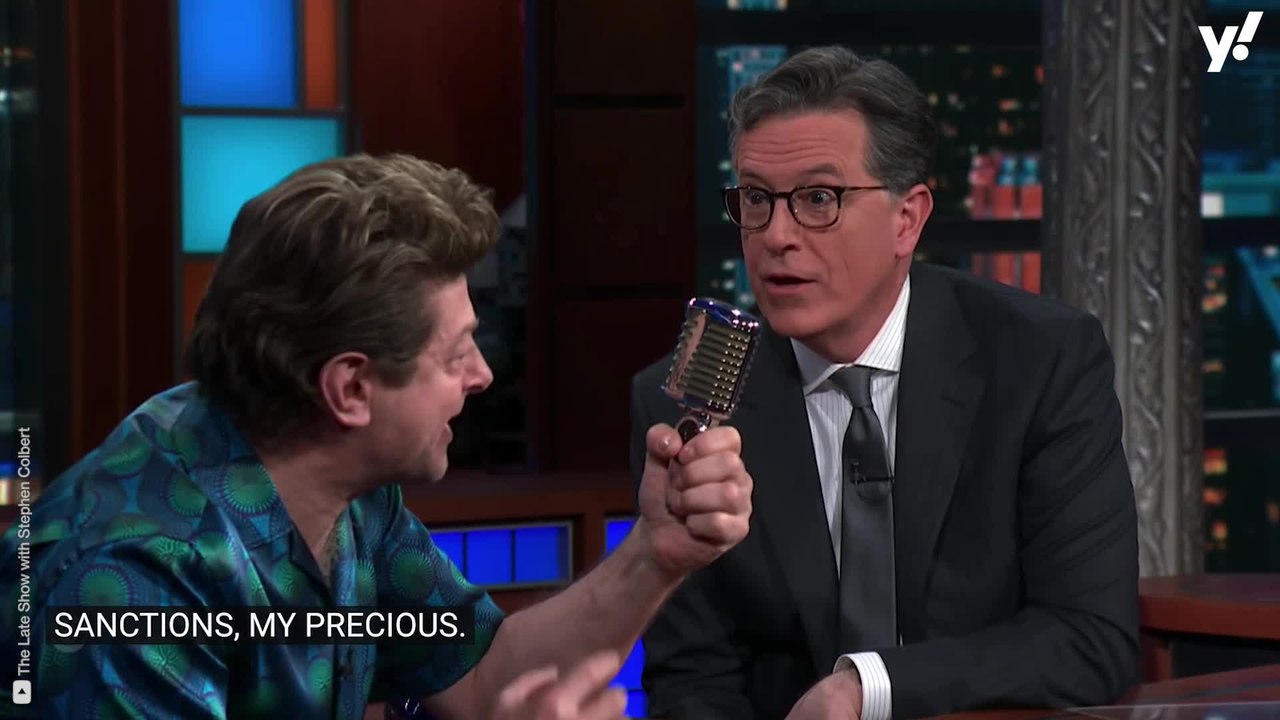 Andy Serkis resurrects Gollum to mock Putin