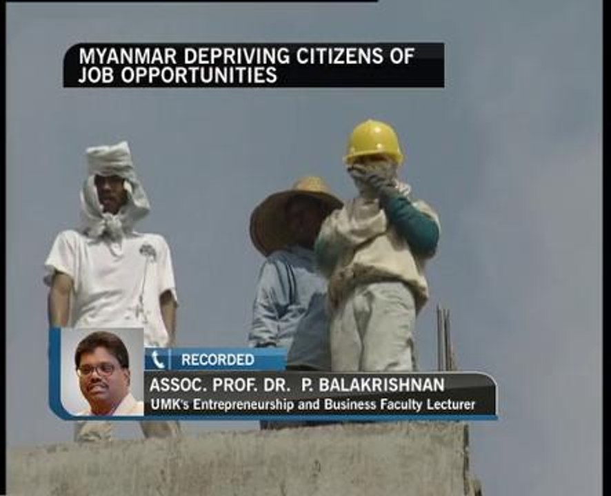 Myanmar depriving citizens of job opportunities