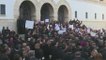 More than 2000 lawyers protest a new bill in Tunisia