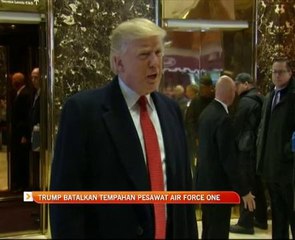 Donald Trump batalkan tempahan pesawat Air Force One