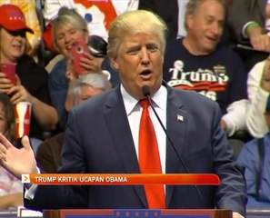 Donald Trump kritik ucapan Barack Obama
