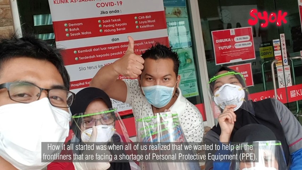 Thank You, Heroes: Team Face Shield Kajang Bangi