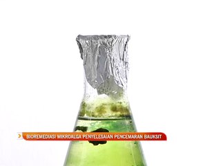 Bioremediasi mikroalga penyelesaian pencemaran bauksit