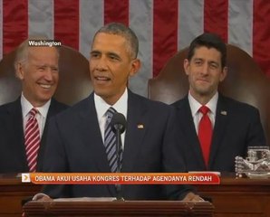 Barack Obama akui usaha kongres terhadap agendanya rendah