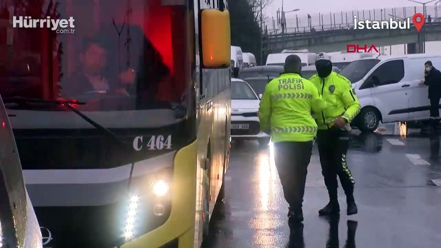 Okmeydanı-TEM Bağlantı yolunda kaza