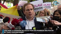 VOX pide la dimisión de Colau por sus posibles delitos en el 