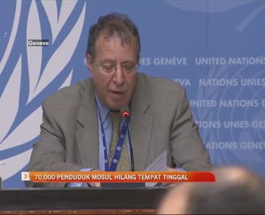 70,000 penduduk Mosul hilang tempat tinggal