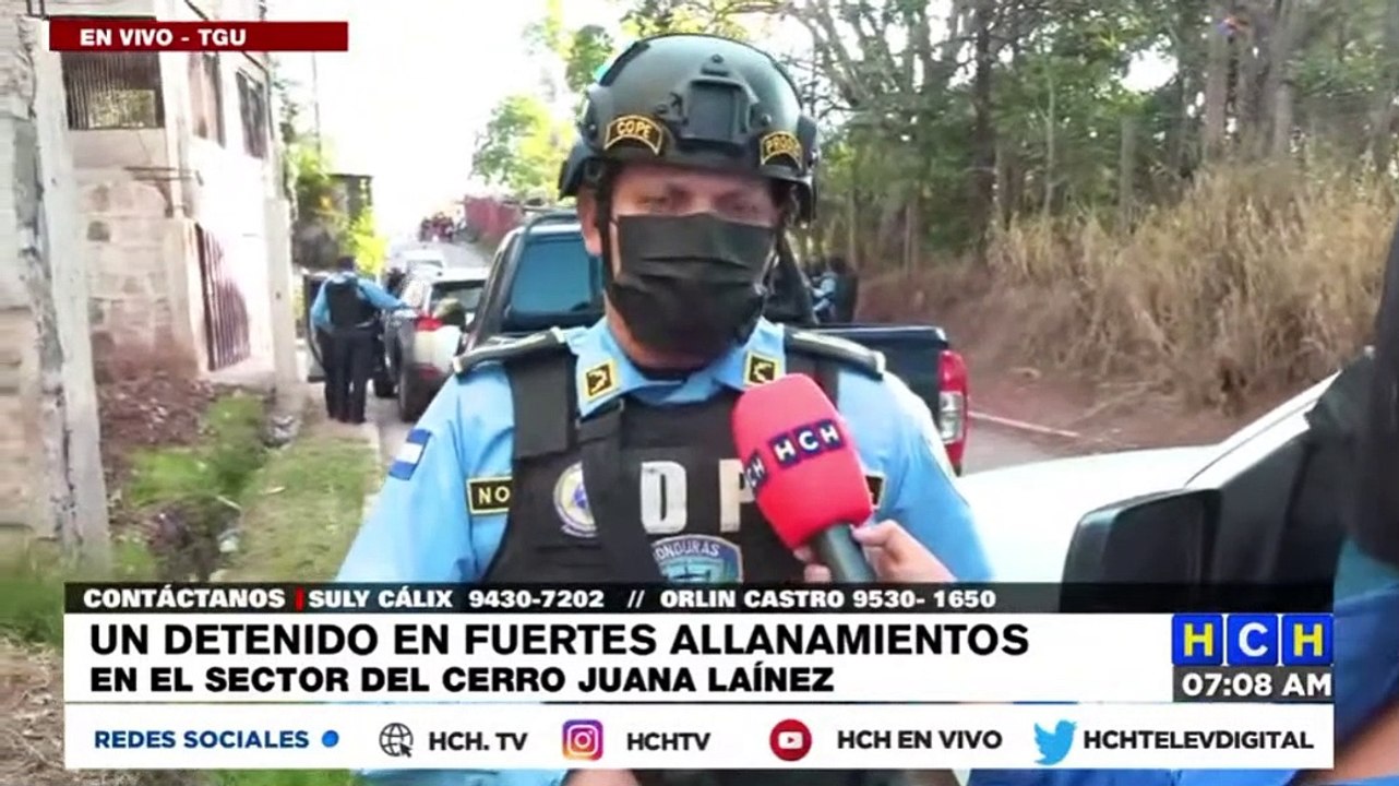 ¡Allanamientos! Capturan a presunto asesino de miembro LGBTI en el Cerro Juana Laínez