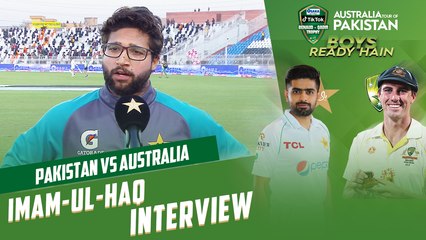 Imam-ul-Haq Interview | 1st Test Day 1 | Pakistan vs Australia | PCB | MM2L