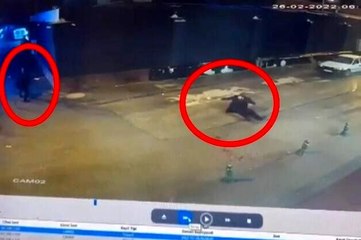 Husumetlilerine gece karanlığında pusu kurdular! Kanlı çatışma anı kamerada