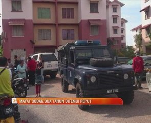 Mayat budak dua tahun ditemui reput