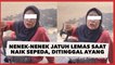 Viral Nenek-nenek Jatuh Lemas saat Naik Sepeda: 'Lemas Bestie Ditinggal Pergi Sama Ayang'
