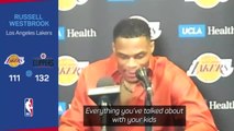 'You don't know what I envision' - Westbrook snaps at reporter