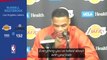 'You don't know what I envision' - Westbrook snaps at reporter