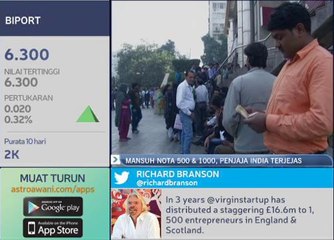 Mansuh nota 500 & 1000 rupee penjaja India terjejas