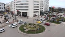 Samsun 'akıllı kavşak' çalışmaları Cumhuriyet Meydanı'nda başladı