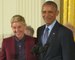 Ellen DeGeneres pulls off Mannequin Challenge at the White House