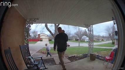 Dad Saves Baby During Stumble