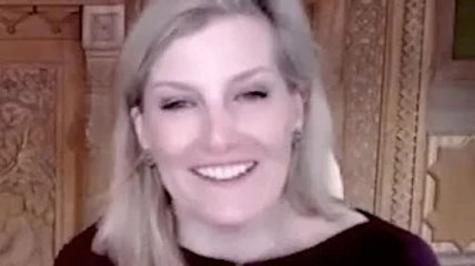 Sophie stuns in new video alongside Edward as she hails 'incredibly brave' Paralympian