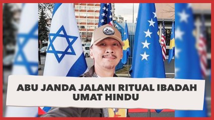 Jalani Ritual Ibadah Umat Hindu, Abu Janda: Saya Cinta Yesus, Buddha, dan Dewa Shiwa