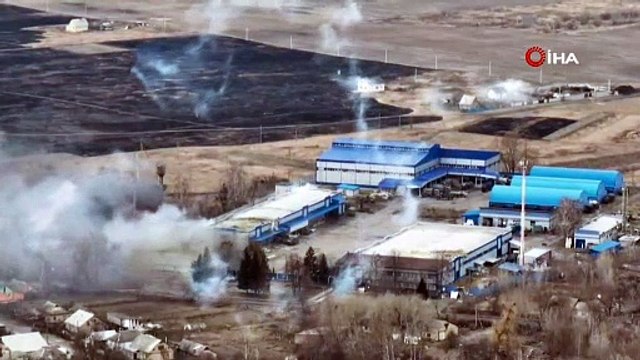 Ukrayna, Rus askeri üssünü böyle vurdu