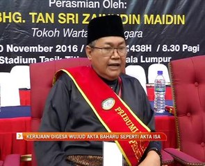 Kerajaan digesa wujud akta baharu seperti Akta ISA