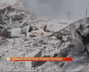 Serangan tentera rejim, 20 orang terkorban