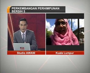 BERSIH 5: Perkembangan di Jalan Dang Wangi setakat 1pm