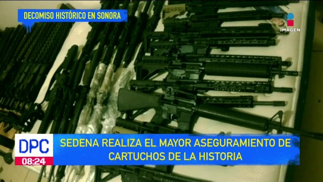 SEDENA realiza el mayor aseguramiento de cartuchos de la historia