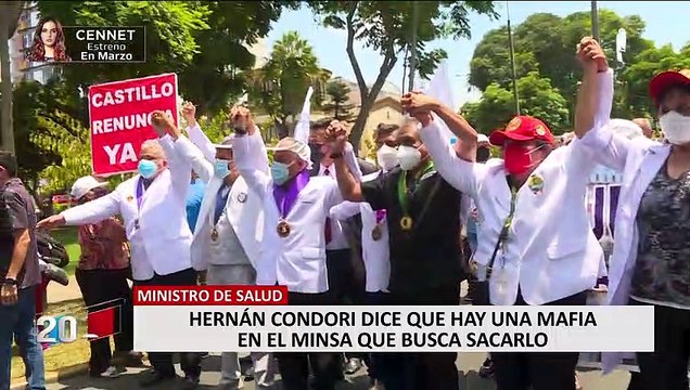 Hernán Condori dice que hay una mafia en el Minsa que busca sacarlo