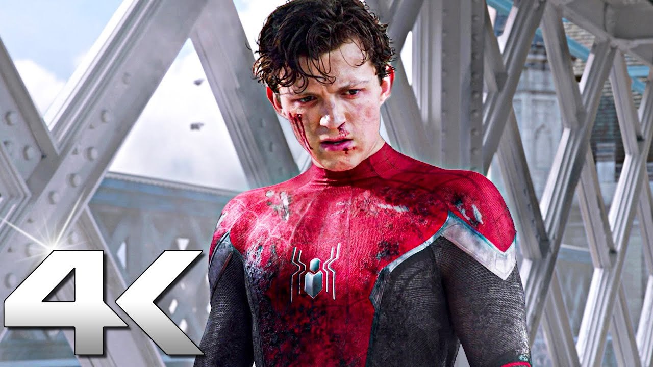 SPIDER MAN FAR FROM HOME Best Action Scenes 4K
