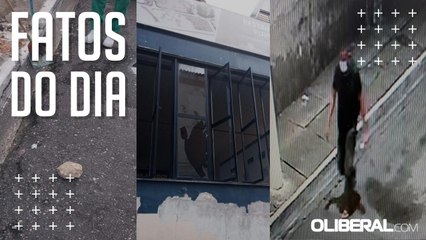 Homem armado com pedra ataca Restaurante Popular, em Belém