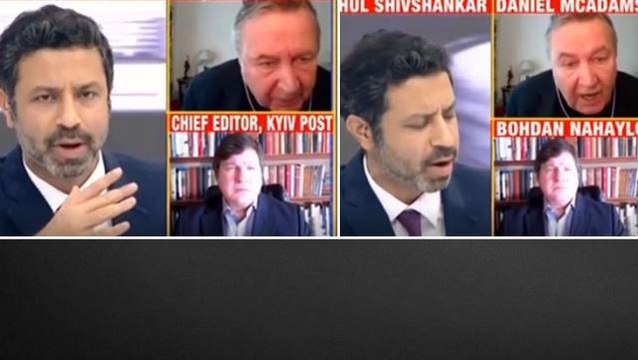 Canlı yayında gaza gelen Hintli gazeteci, yanlış kişiyi azarlayınca rezil oldu